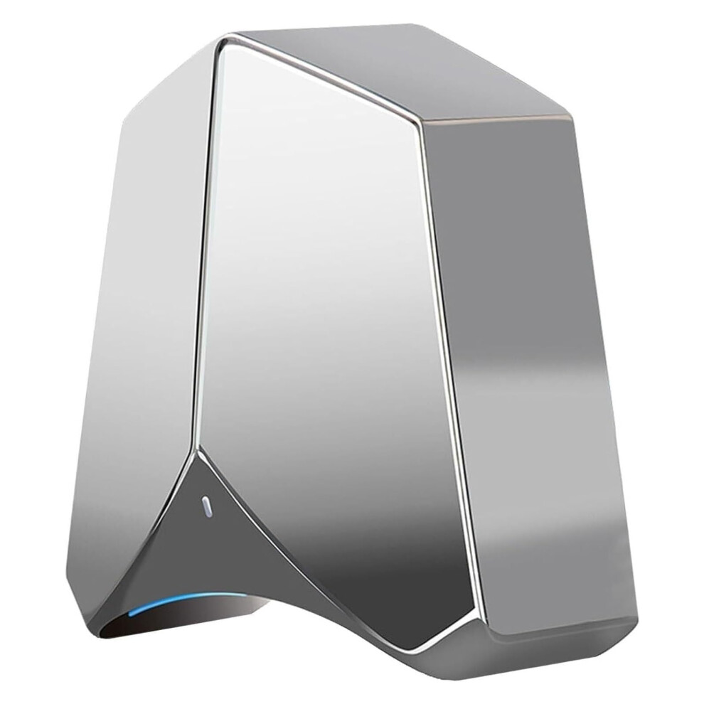 Stainless Steel Automatic Hand Dryer Black, Wall Mounted Commercial Model With Touchless Hot And Cold Air And Fast Drying For Bathroom 9330225237235