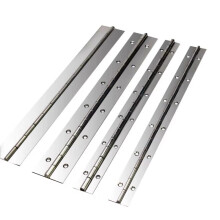 2PCS 20 Inch Stainless Steel Piano Hinge Heavy Duty Continuous Hinge with Holes for Cabinets and Doors