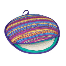 Sacchetto Scalda Tortilla (Multicolore, 30 cm), Sacchetto In Tessuto Adatto al Microonde per Mantenere Le Tortilla Morbide e Calde