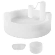 1Set Wit Silicone Drinktumbler Stopper Set, Comfortabele Covers