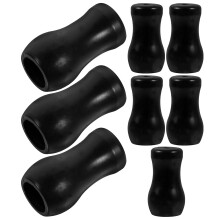 8St Duurzame PVC Blindkoord Knoppen Voor Verticale Lamellen Zwart