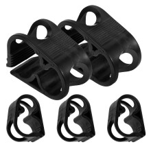 5St Slangclip Zwart Plastic Voor Stroomregeling En Afsluiting