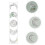 1Set Specchio Acrilico Adesivo Per Casa 6