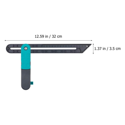 Hoekmaat ABS Hoekmeter Protractor Voor Hout En -Het- 1