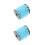 Blue Resin Bead Strings for Craft and Home Decor 6