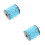 Blue Resin Bead Strings for Craft and Home Decor 7
