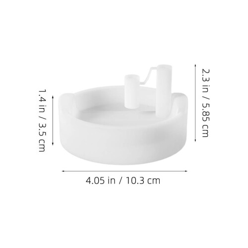 1Set Wit Silicone Drinktumbler Stopper Set, Comfortabele Covers 1