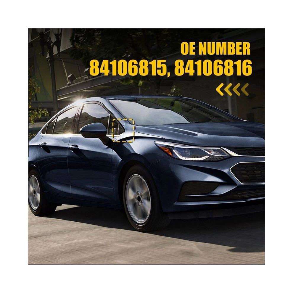 Front Side Pillar Molding 84106815 84106816 For Cruze 2016-2019 Mirror Corner Triangle Cover Accessories 6032995337032