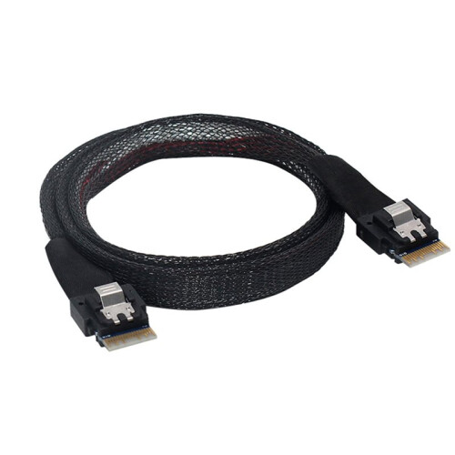 0.5m Slim SAS SFF-8654 4i 38P Server Motherboard Backplane Cable for Computer Hard Disk 2