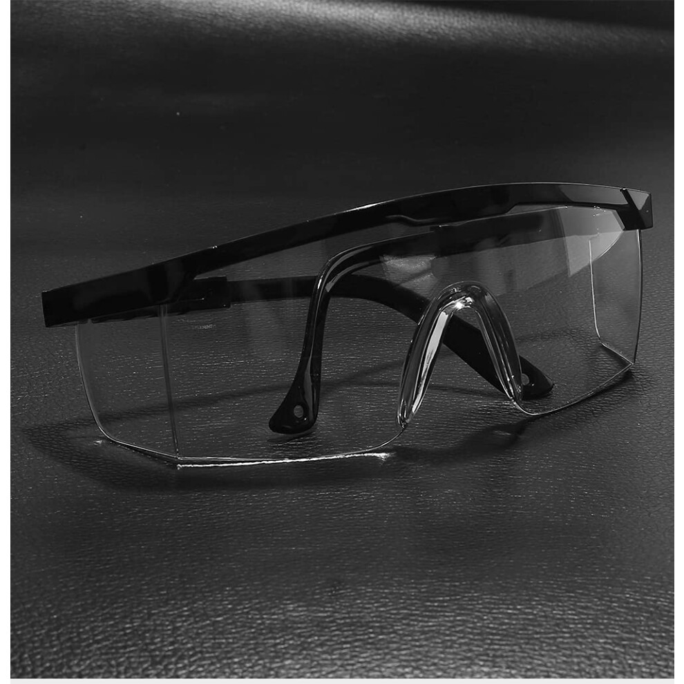 Anti Fog Safety Glasses With Clear Vision, Anti Scratch Durable Lenses, Transparent Wraparound Eye Protection 9073542912620