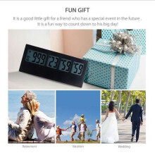 Digital Countdown Days Hour Meter 999 Days Count Down for Vacation Retirement Wedding Lab Kitchen