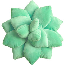 Succulent Pillow 9.8in 3D Cactus Plush Cushion, Soft Decorative Throw Pillow for Bedroom Decor
