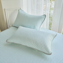 Cooling Pillowcase 2 Pack with Cooling Touch Fabric for Hot Sleepers, Soft Breathable Pillow Cover Gray