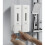 Three Chamber Wall Mount Soap Dispenser Set, Refillable Shower Shampoo Dispenser with Easy Push Control 2