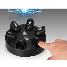 Electric Shock Lie Detector and Shot Roulette Drinking Game, Funny Party Challenge Toy for Adults