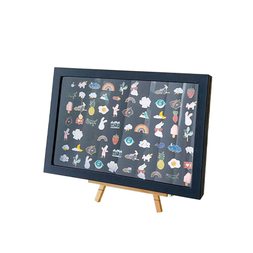 High Quality Leather Pin Display Box Featuring Dust Resistant-L 1