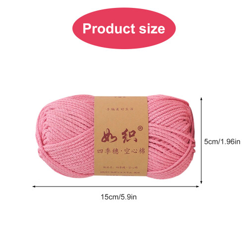 100 g Hohlstrickgarn, 92,95 Yard x 2 mm,-Himmelblau 2