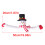 Adjustable Character Curtain Clasps Soft Materials Child Safe-A 3