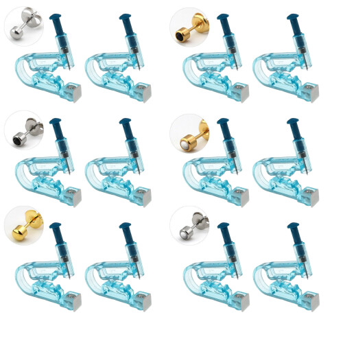 Ohrpiercing-Set, Edelstahl-Ohrstecker für einfaches und-6 2
