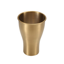 Tasses isolées par acier antirouille spacieuses pour-Or