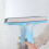 Window Cleaning Sponge Silicones Blade Household Bathroom-White 4