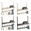Nonslip Over Door Hooks High Capacity Storage-White 8 hooks 3