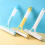Window Cleaning Sponge Silicones Blade Household Bathroom-White 7