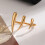 Lange Krallenringe, minimalistisches Design,-Silber 5