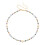 Collier ludique de perles de résine de couleurs-Ton marron 1