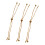 Stainless Steel Extension Chains For-Gold Round snake style1 1