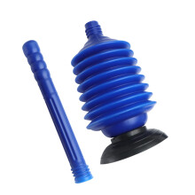 Pressure Toilet Plunger with Ergonomic Comfort Grip, Durable HeavyDuty Build, EcoFriendly Blue