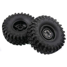 RC Crawler Tires 1/10 Scale Wheels Set for RGT 86100 Cruiser – Durable Rubber, Enhanced Traction