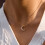 Trendy Moon Shaped Pendant Necklace Featuring Zircon Accent 6
