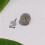 20pcs Silver And Black Pin Holders With Strong Fixing-8mm 7