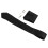 Silky Necktie Set 8cm Width Black Polyester Silk 1