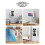 Waterproof Rotating Mobile Phone Holder for Bath Room No Drilling Wall Mounted Storage Organizer Rectangle 5