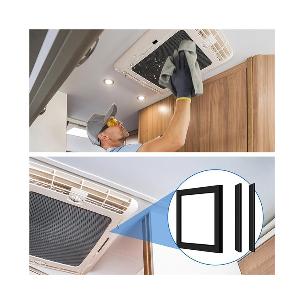 Rv Air Conditioner Gasket Replacement, Rv Ac Gasket And Seal Kit, Leak-Proof Rv A/C Seal, Rv Roof Seal For Trailer, Van 4713394322387
