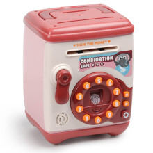 Kids Money Bank with Password Lock, Electronic Piggy Bank for Boys and Girls, Red ATM Style Savings Box