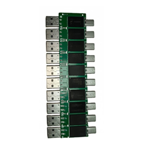 10pcs 128MB USB2.0 Flash Drive Dual-Interface High-Speed Chip Semi-Finished for Mobile Phone and Computer Large-Capacity