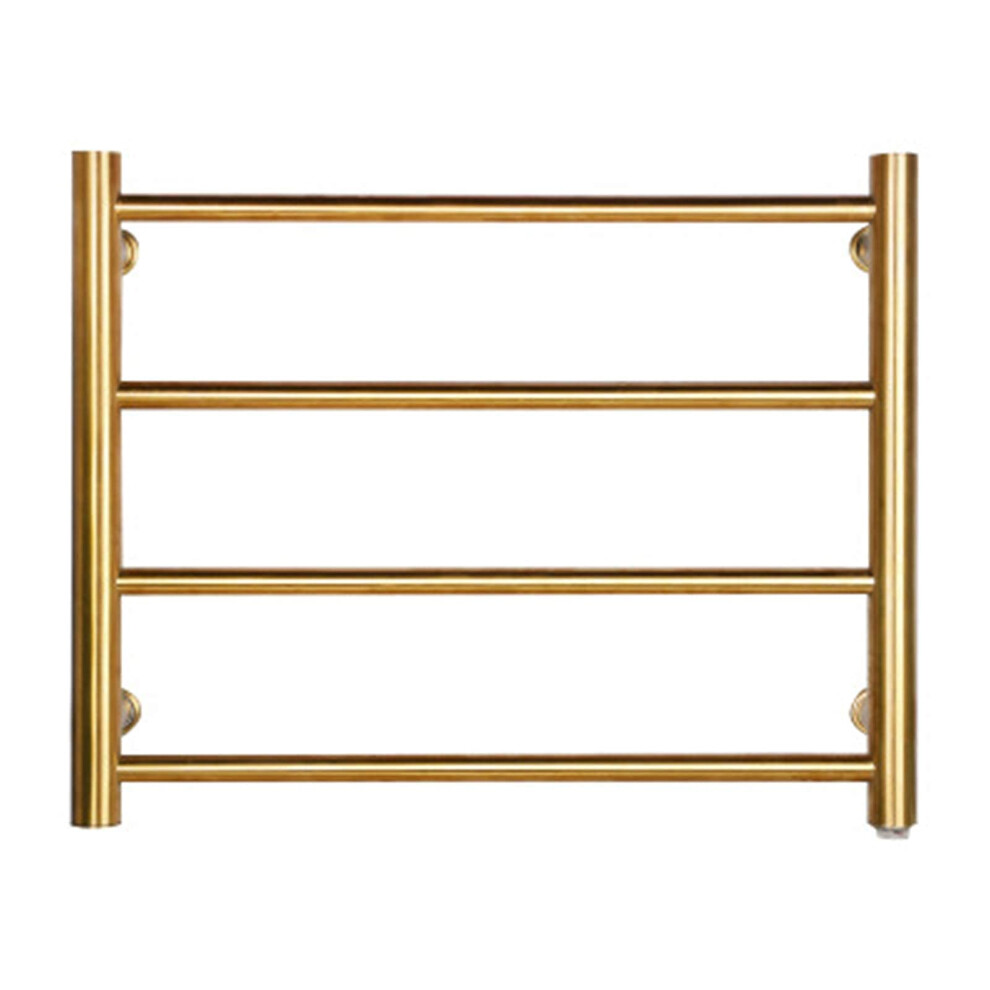 Electric Towel Warmer Gold 304 Stainless Steel Wall Mounted Heated Towel Rack With Timer 9771547769101