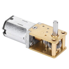 DC Gear Motor 12V N20 Micro Metal Gear Motor Low Noise Precise Speed Control Dual Rotation 2Pcs