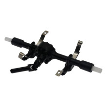 Metal RC Car Rear Axle Set for WPL D12 1/10 Scale, Durable Upgrade Parts with Precision Fit Design