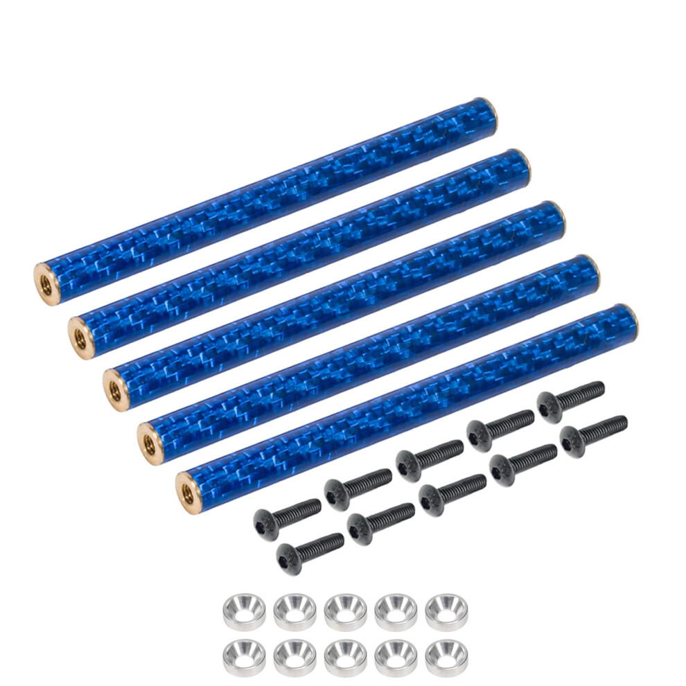 Scx10 Carbon Fiber Chassis Braces 5Pcs 6778Mm For 1/10 Rc Crawler Lcg Upgrade 9771547769231