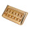 Electric Guitar Bridge Gold Hardtail 6 String Fixed Saddle 76.5mm, Precise Intonation and Stable Design 1