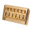 Electric Guitar Bridge Gold Hardtail 6 String Fixed Saddle 76.5mm, Precise Intonation and Stable Design 2