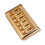 Electric Guitar Bridge Gold Hardtail 6 String Fixed Saddle 76.5mm, Precise Intonation and Stable Design 5
