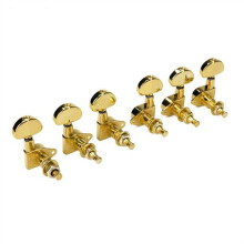Guitar Tuning Pegs 3L 3R Set with Smooth Tuning Action Durable Gear Design for Acoustic Electric Guitar