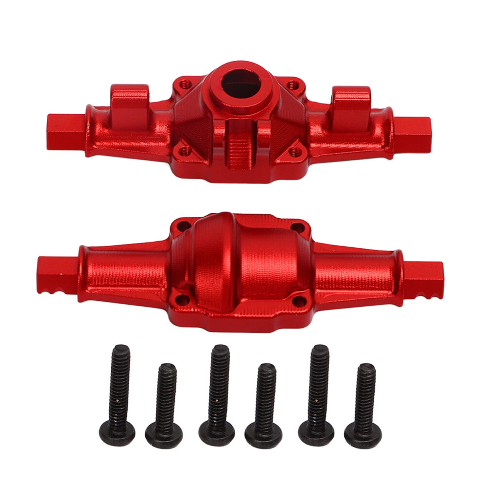 Rc Axle For Fcx24 1/24 Crawler, Aluminum Alloy Front Rear Drive Axle, Easy Upgrade Replacement Red 9351714395649