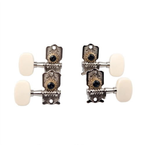 Guitar Tuning Pegs and Ukulele Machine Heads with Precise Tuning Control, Durable Easy Install 4 String Set 1