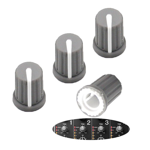 4pcs Grey Mixer Knobs Replacement for Pioneer DJ Controller – Durable Trim Knobs with Precise Grip Control
